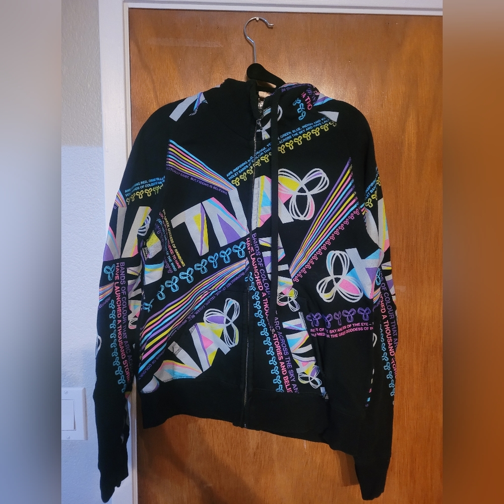 TNA Zip-up Hooded Sweatshirt - Large
